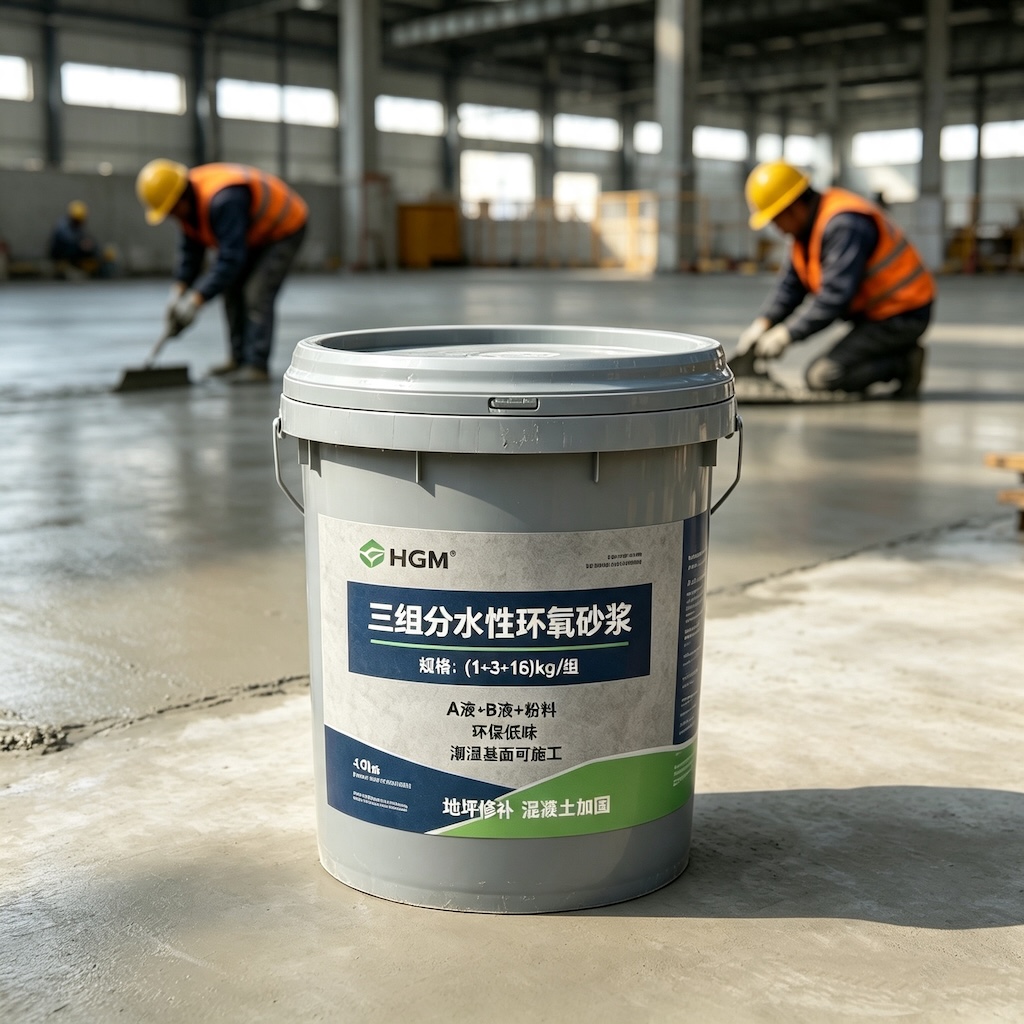 掇刀三组份水性环氧砂浆